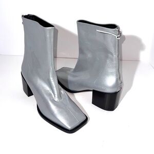 Aeyde Patent Leather Ankle Boots
